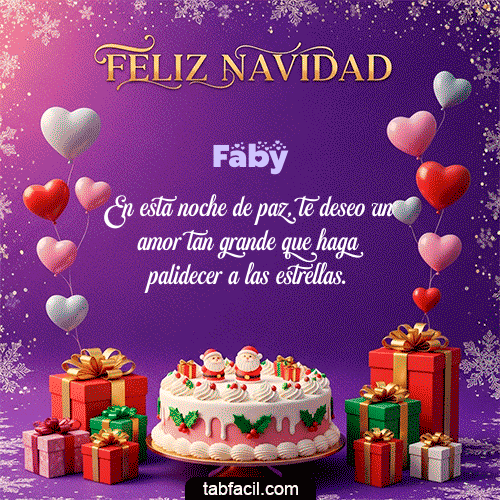 Gif 🎅 Merry Christmas Faby