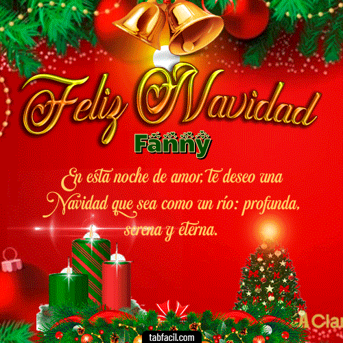 Feliz Navidad Feliz Navidad Fanny