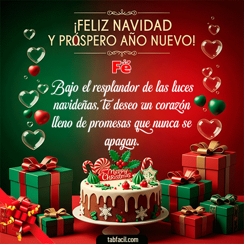 Feliz Navidad y Próspero Año Nuevo Feliz Navidad Fe