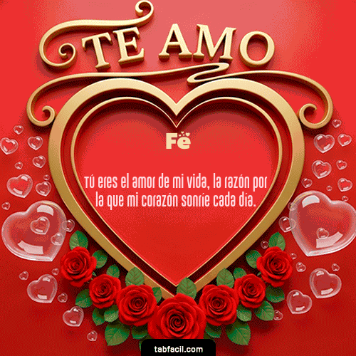 Gif Te Amo Feliz Dia Amor Fe