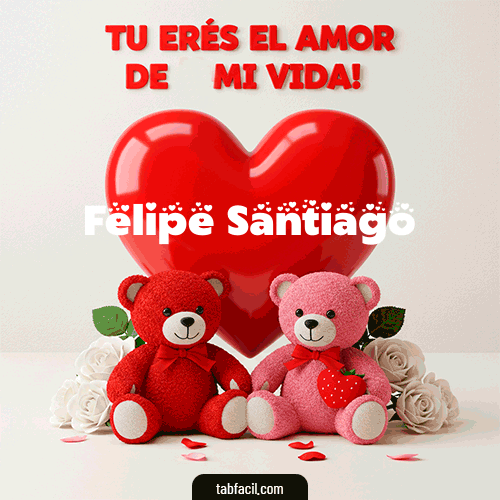 Tú eres el amor de mi vida Felipe Santiago