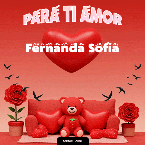 Para tí amor Fernanda Sofía