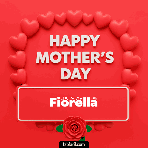 Happy Mother´s  Day Fiorella