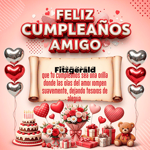 Gif Feliz Cumpleaños Amigo Fitzgerald