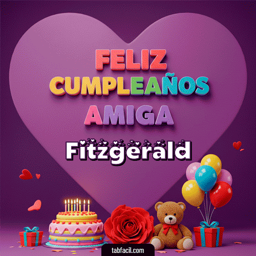 Feliz Cumpleaños Fitzgerald GIF