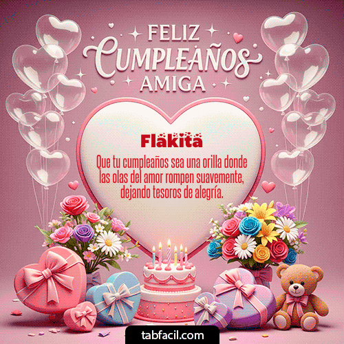 Feliz Cumpleaños Flakita GIF