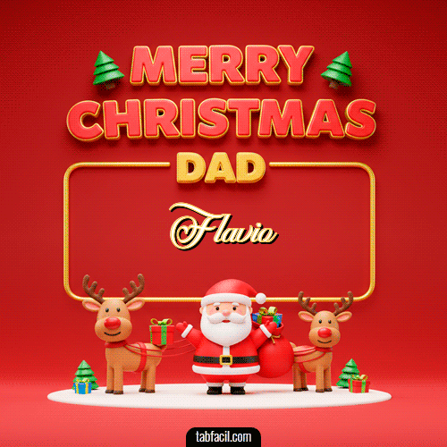 Merry Christmas DAD Feliz Navidad Flavio