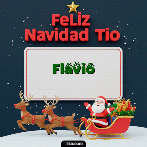 Feliz Navidad Tío Feliz Navidad Flavio