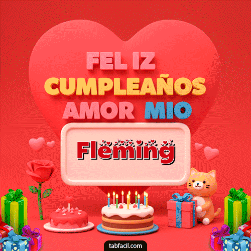 Feliz Cumpleaños Amor Mio Feliz Cumpleaños Fleming