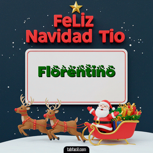 GIF de Florentino - Feliz Navidad Tío