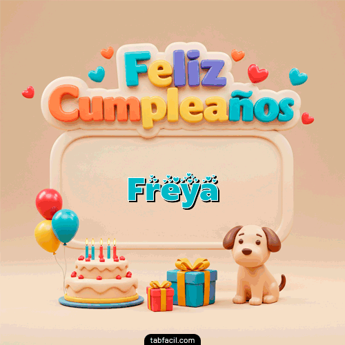 Gif Feliz Cumpleaños Feliz Cumpleaños Freya