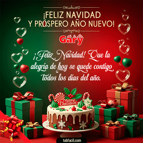 GIF de Gary - Feliz Navidad y Próspero Año Nuevo