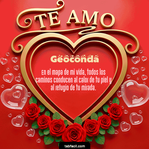 GIF de Geoconda - Te Amo