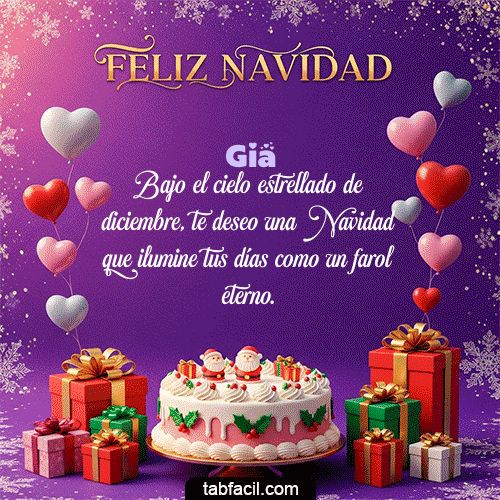 🎅 Merry Christmas Feliz Navidad Gia