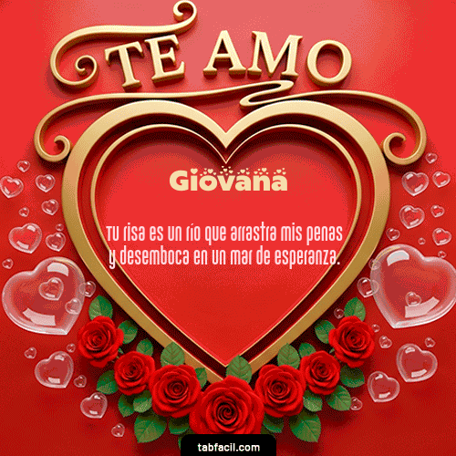 Ver GIF de Te Amo GIF de Giovana - Te Amo