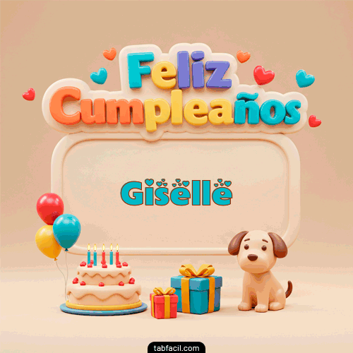 Feliz Cumpleaños Giselle