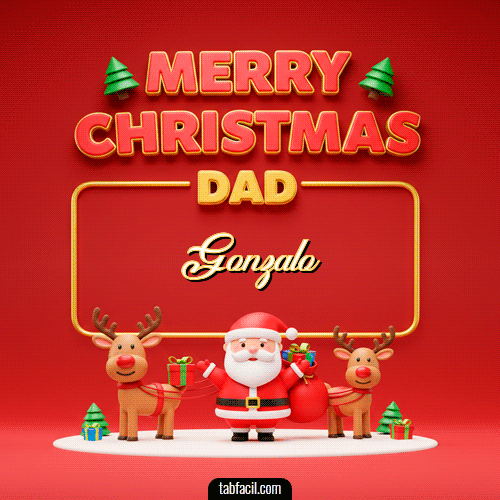 Merry Christmas DAD Feliz Navidad Gonzalo