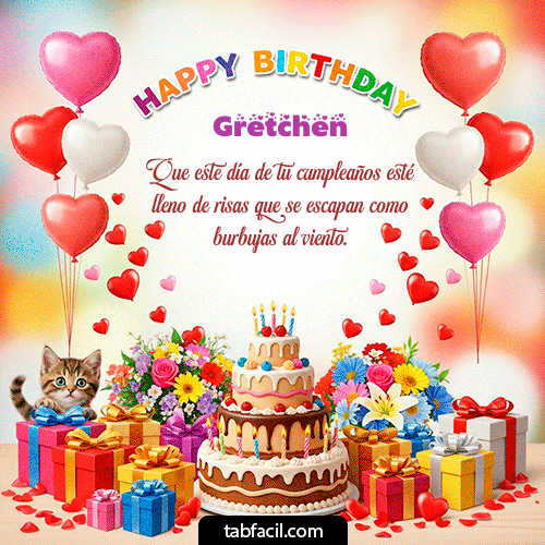 Gif Happy BirthDay Gretchen