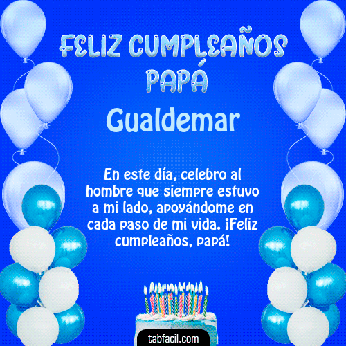 Feliz Cumpleaños Papá Gualdemar