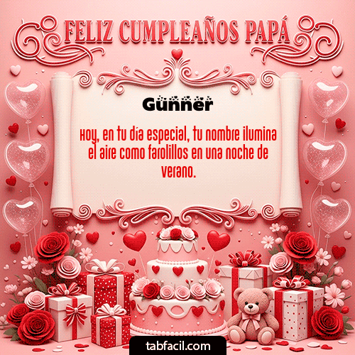 Gif Feliz Cumpleaños Papá Gunner