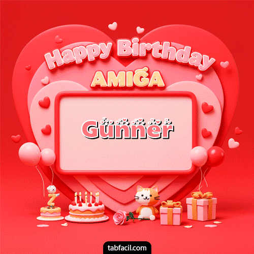 Feliz Cumpleaños Gunner GIF