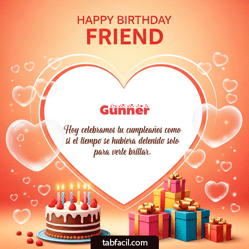 Feliz Cumpleaños Gunner GIF