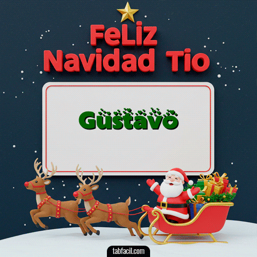 Feliz Navidad Tío Feliz Navidad Gustavo