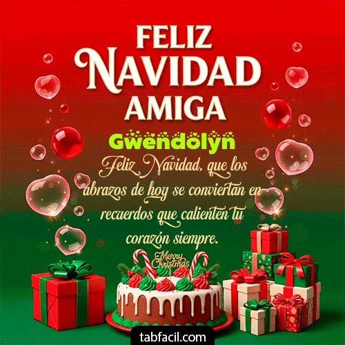 GIF de Gwendolyn - Feliz Navidad Amiga