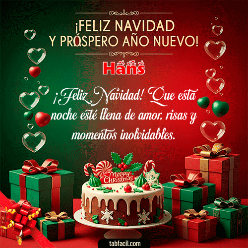 GIF de Hans - Feliz Navidad y Próspero Año Nuevo