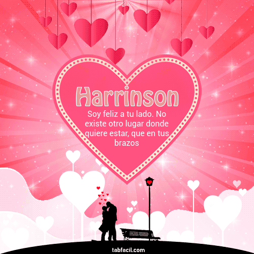 Soy Feliz a tu Lado Harrinson