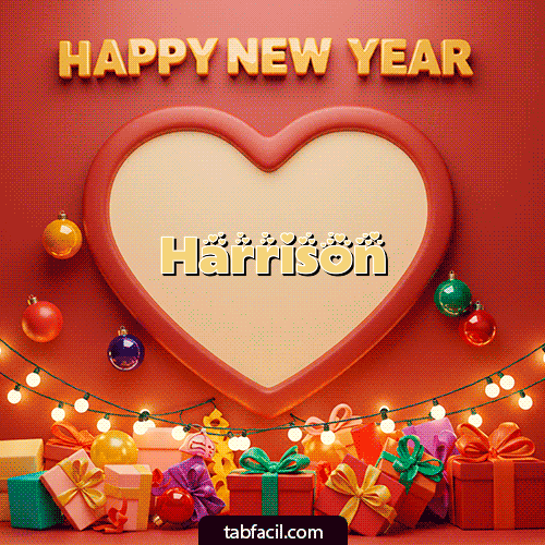 Gif Happy New Year lights Feliz Año Nuevo Harrison
