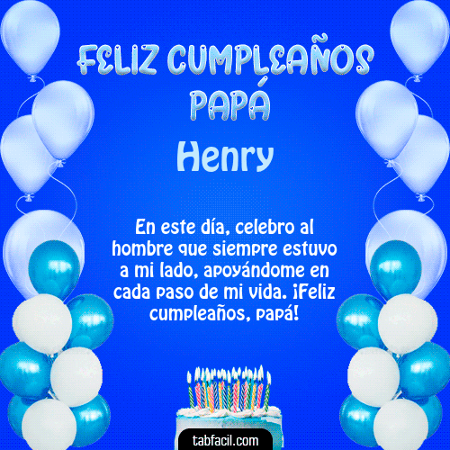 Feliz Cumpleaños Papá Henry