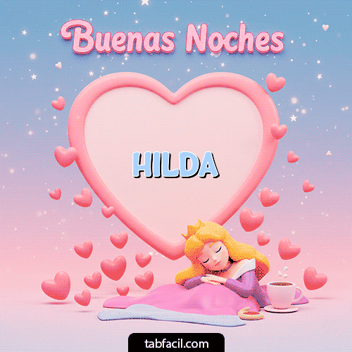 GIF de Hilda - Buenas noches corazón