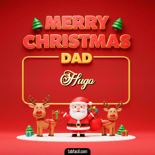 Ver GIF de Merry Christmas DAD GIF de Hugo - Merry Christmas DAD