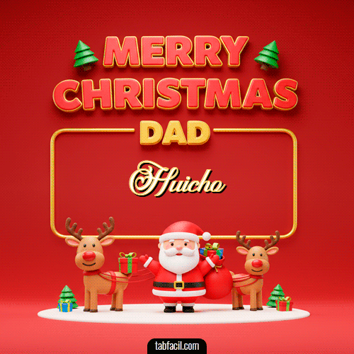Gif Merry Christmas DAD Huicho