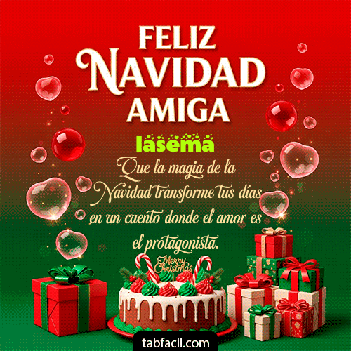 GIF de Iasema - Feliz Navidad Amiga