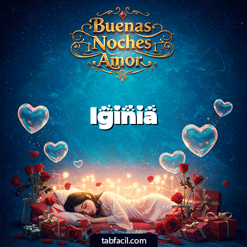 GIF Animado de Buenas Noches para Iginia - Buenas Noches Angel Luna Hada
