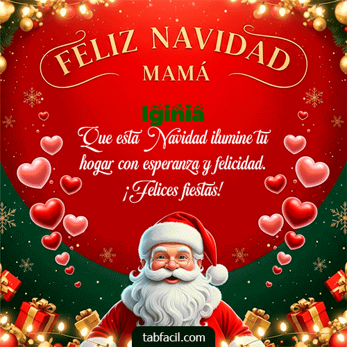 GIF de Iginia - Feliz Navidad Mamá