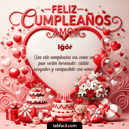 GIF de Igor - Feliz Cumpleaños Amor