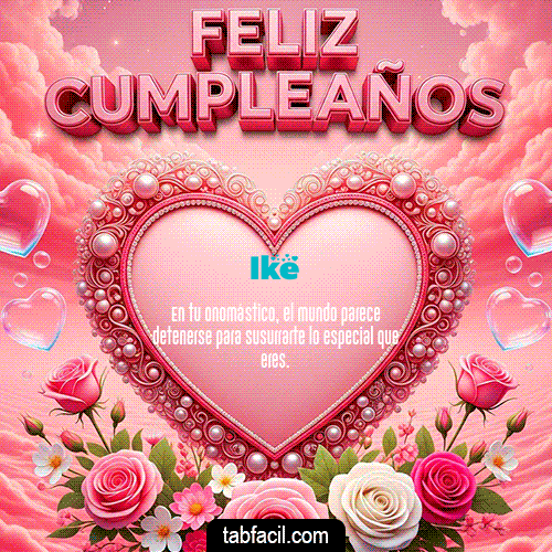 Gif 🎂 Feliz Cumpleaños Ike