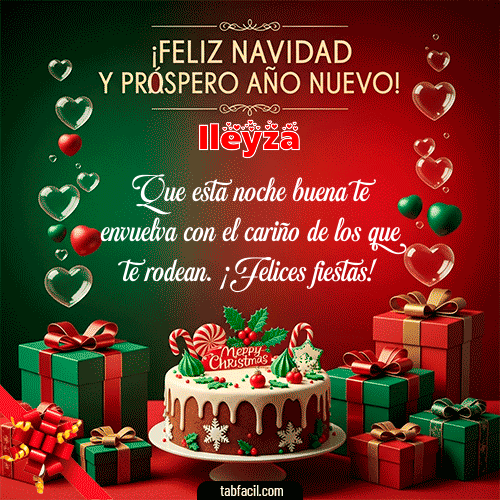 GIF de Ileyza - Feliz Navidad y Próspero Año Nuevo
