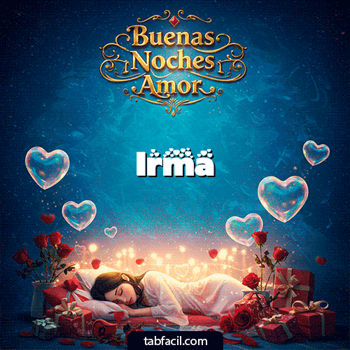 GIF de Irma - Buenas Noches Angel Luna Hada