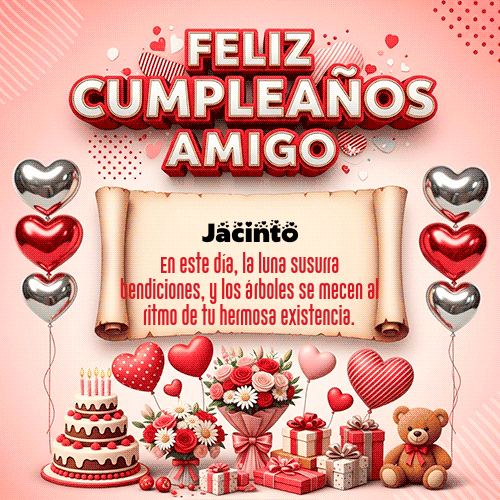 Feliz Cumpleaños Jacinto GIF