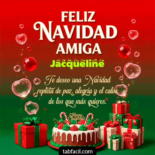 Ver GIF de Feliz Navidad Amiga GIF de Jacqueline - Feliz Navidad Amiga