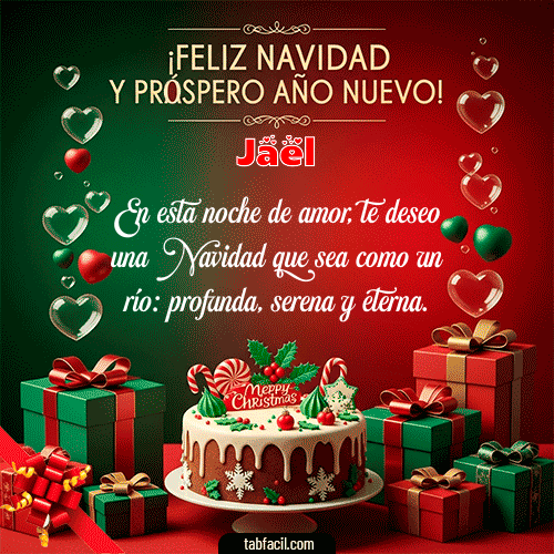 Feliz Navidad y Próspero Año Nuevo Feliz Navidad Jael