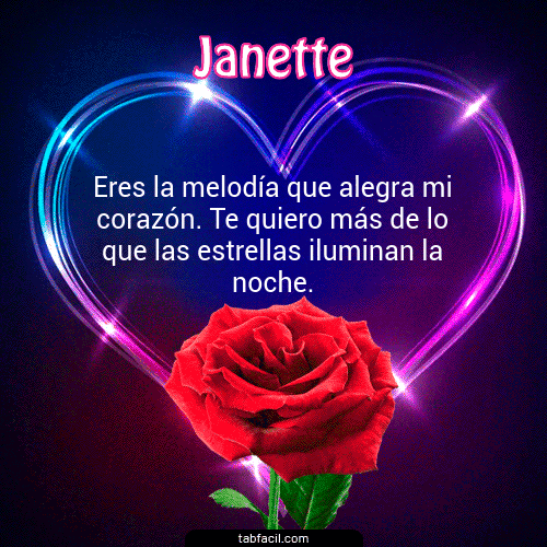 I Love You Janette