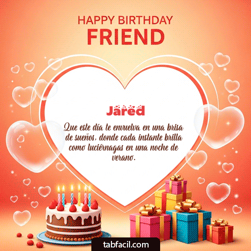 GIF de Jared - Happy Birthday Friend