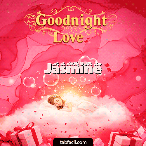 GIF de Jasmine - Buenas Noches Angel Luna 3D