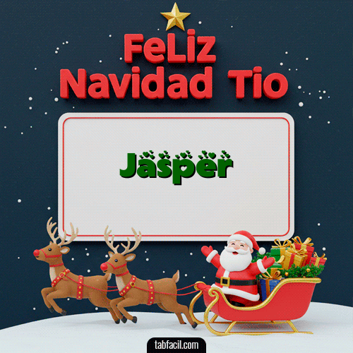 GIF Animado de Feliz Navidad para Jasper - Feliz Navidad Tío