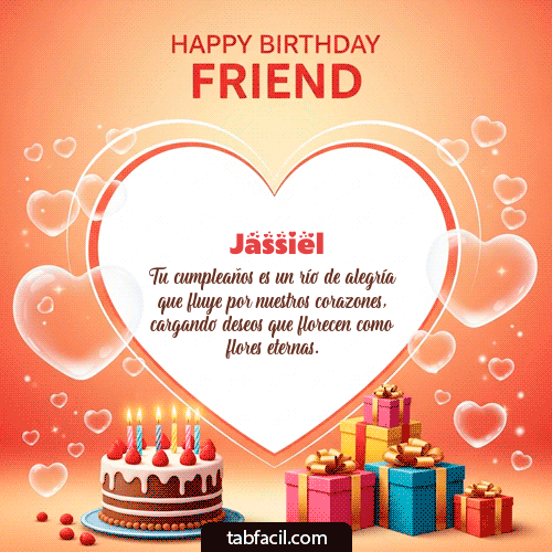 Gif Happy Birthday Friend Jassiel